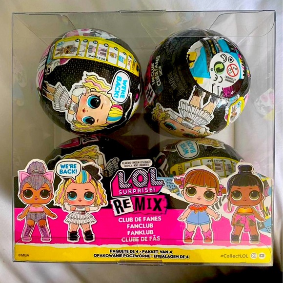 LOL Surprise Remix 4 Ball Set - Picture 1 of 3